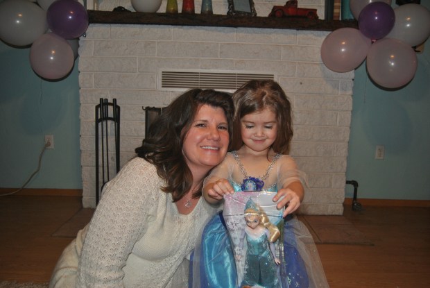 mommy and her little princess.  I love this picture of us.