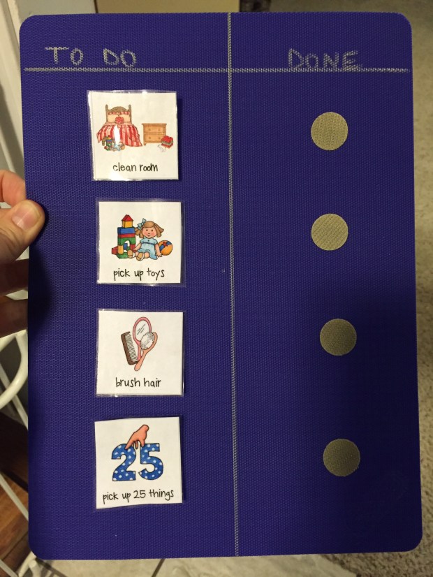 Responsibility Chart/To-Do for Preschoolers